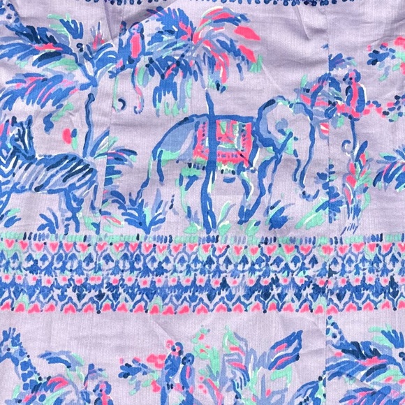 Lilly Pulitzer Mila Shift Dress in Verbena Fruity Monkey [5097] - Picture 7 of 11